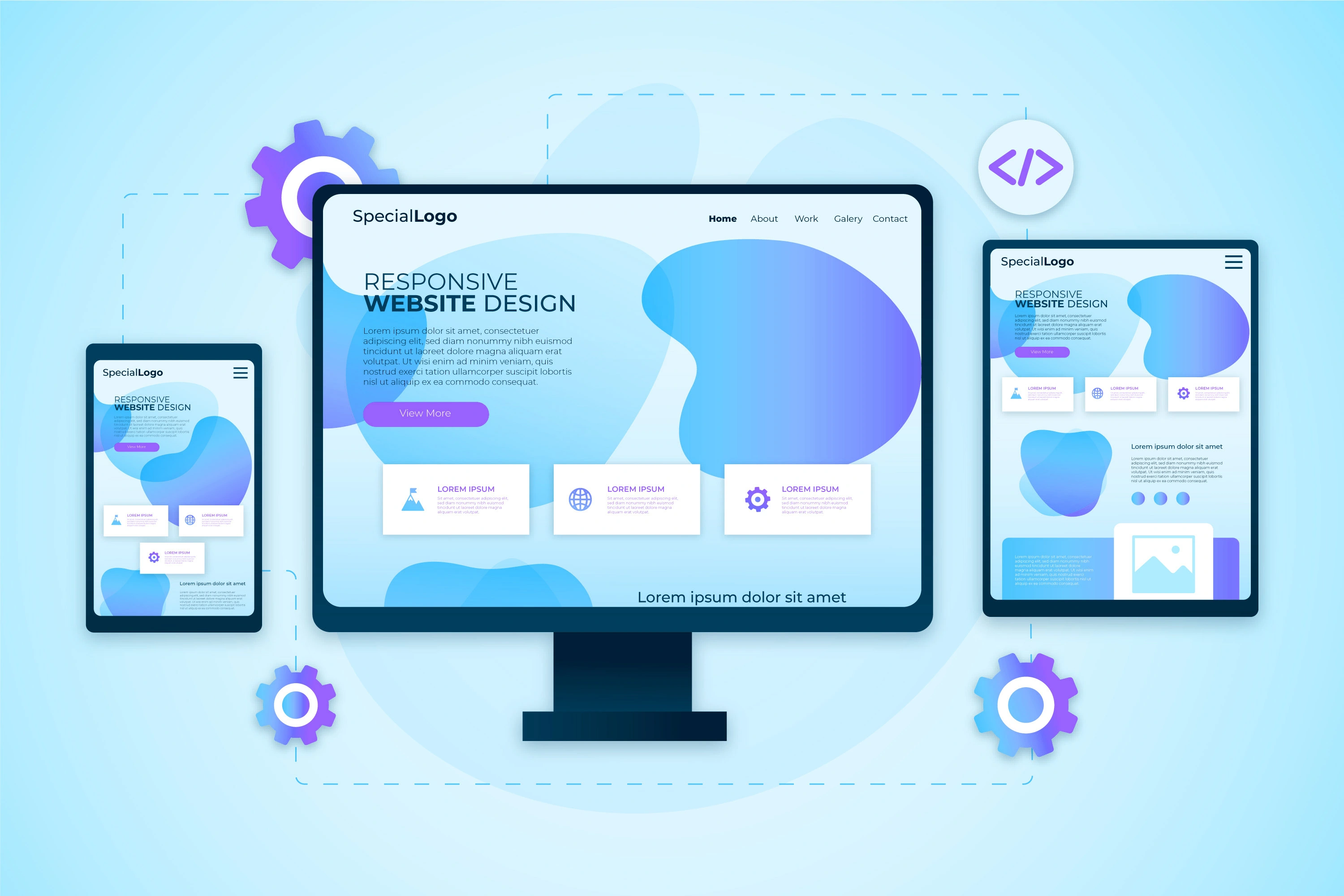 responsive design illustration