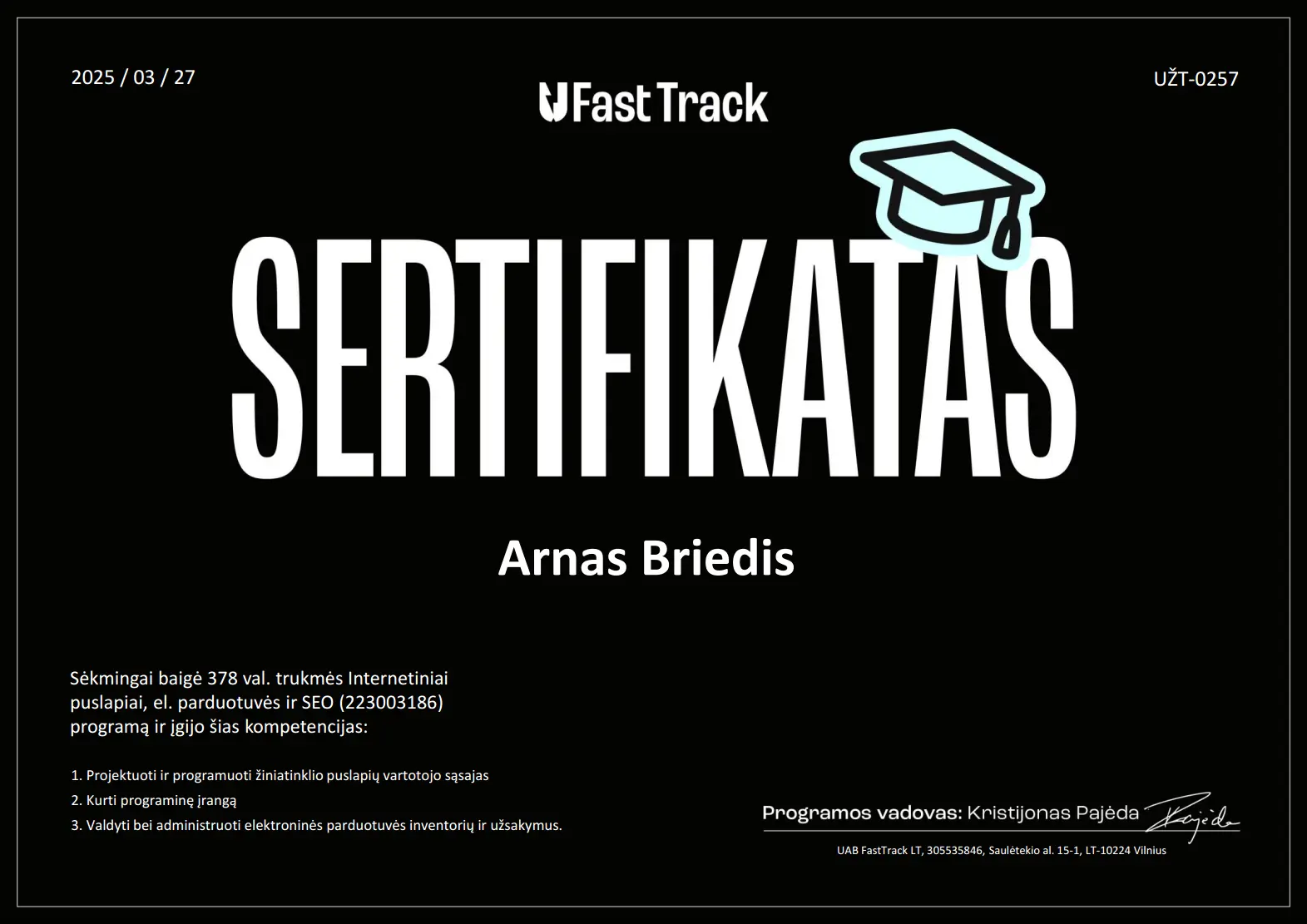 certificate image